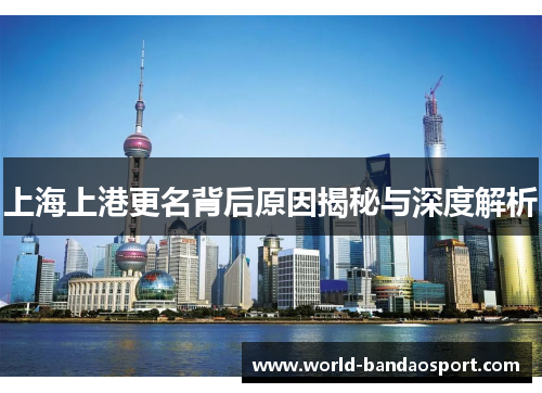 上海上港更名背后原因揭秘与深度解析